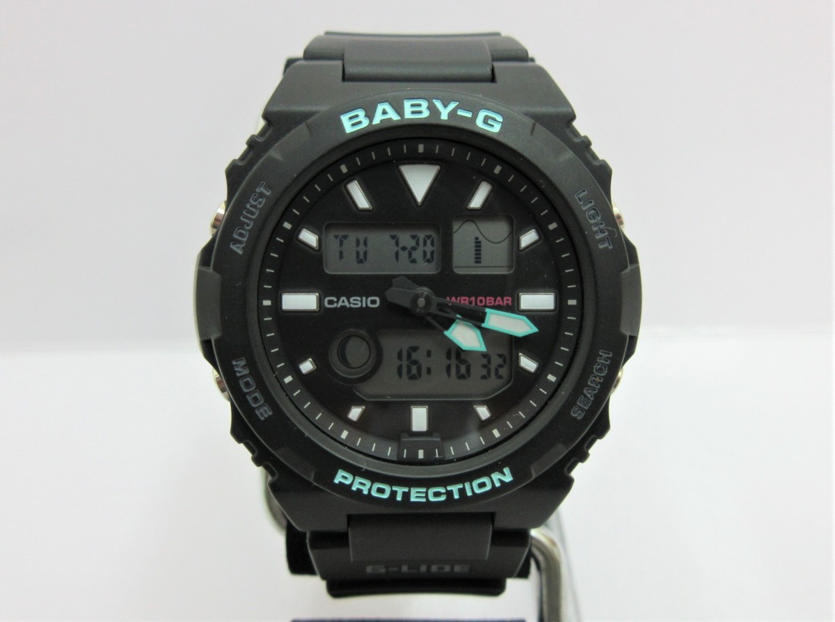  カシオ/CASIO：BABY-G G-LIDE BAX-100 耐衝撃構造 ブラック/腕時計/(Baby-G)｜売買されたオークション情報、yahooの商品情報をアーカイブ公開 - オークファン Baby-G