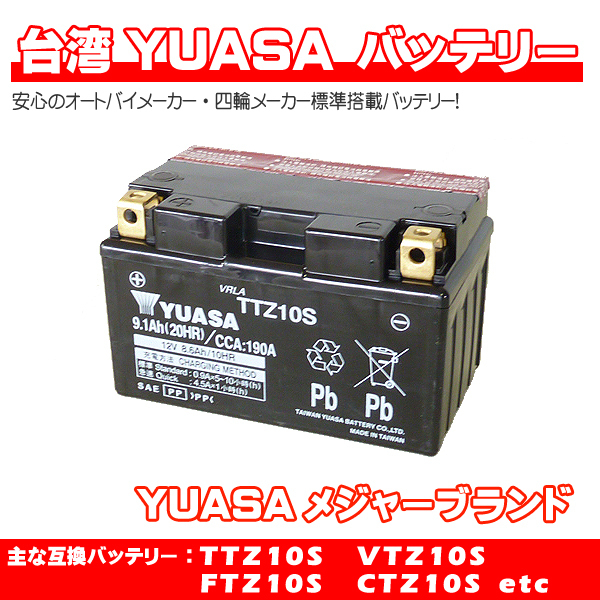 保証付バイクバッテリー FTH16-BS YTX16-BS 互換 ゼファー1100