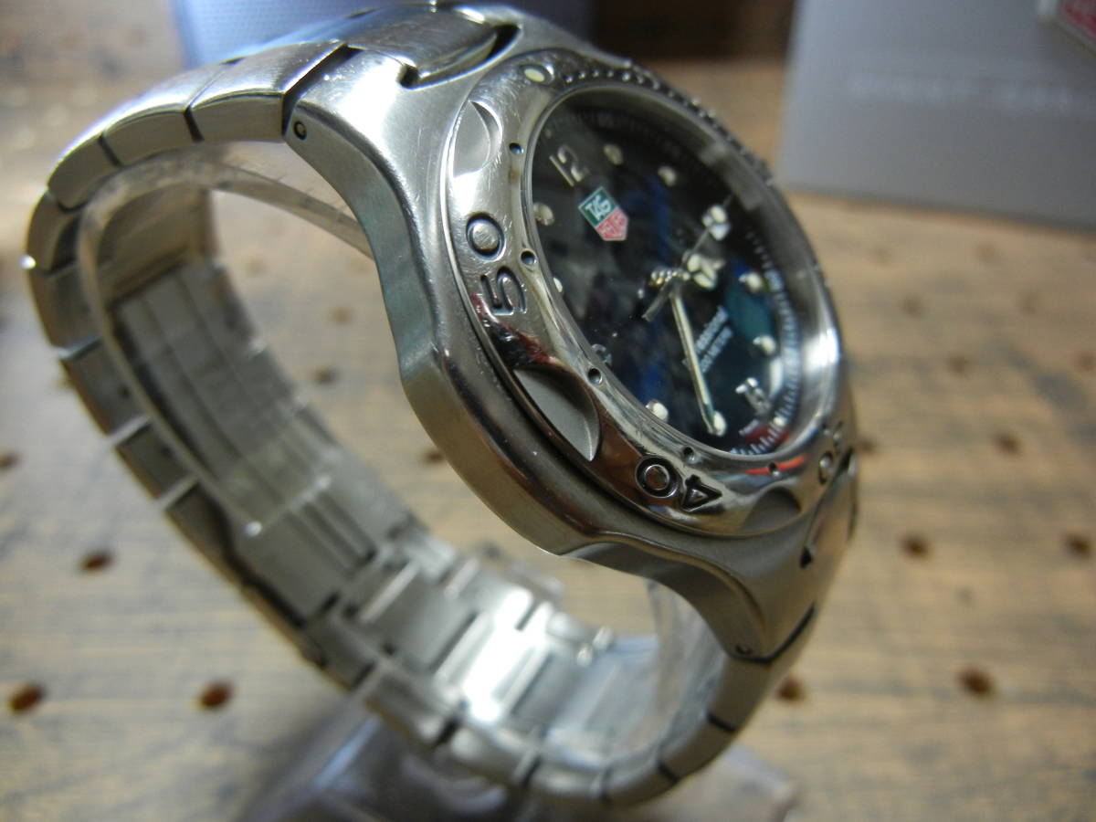 TAG キリウム タグホイヤー WL1113 Heuer ブルー文字盤 Heuerタグ 