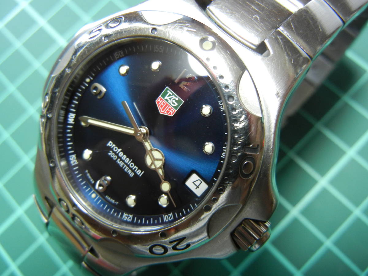 TAG キリウム タグホイヤー WL1113 Heuer ブルー文字盤 Heuerタグ 