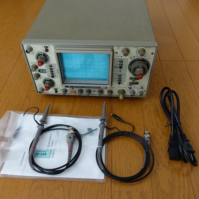 中古オシロスコープ 岩崎通信機 IWATSU SYNCHROSCOPE SS5704 プローブ2