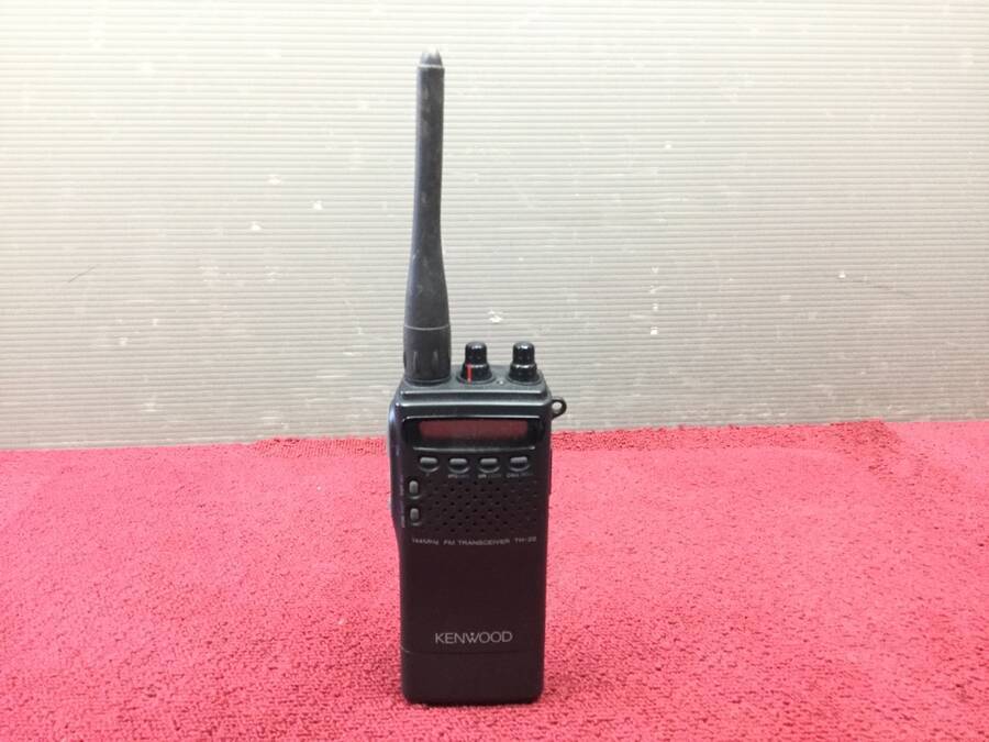 KENWOOD TH-22 144MHz FM トランシーバー 現状品(ハンディ)｜売買され