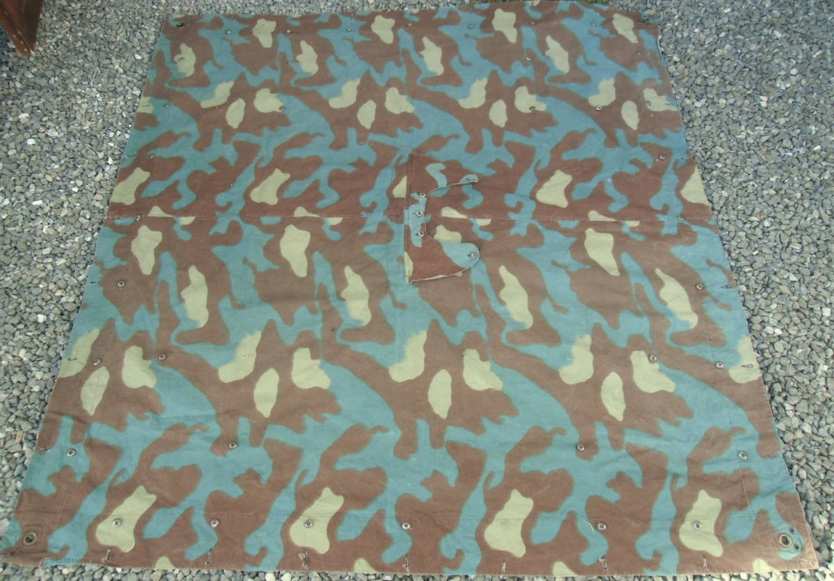 MILITARY - 4枚フルセット オーストリア軍幕 タープ テント ツェルト