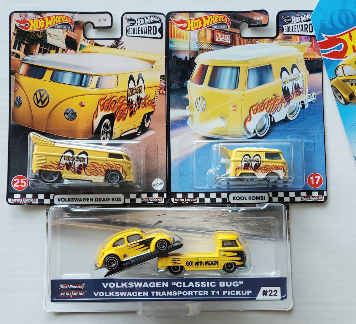 Volkswagen Mooneyes Hot Beetle Wheels 1:64 T1 Van Station Mini 