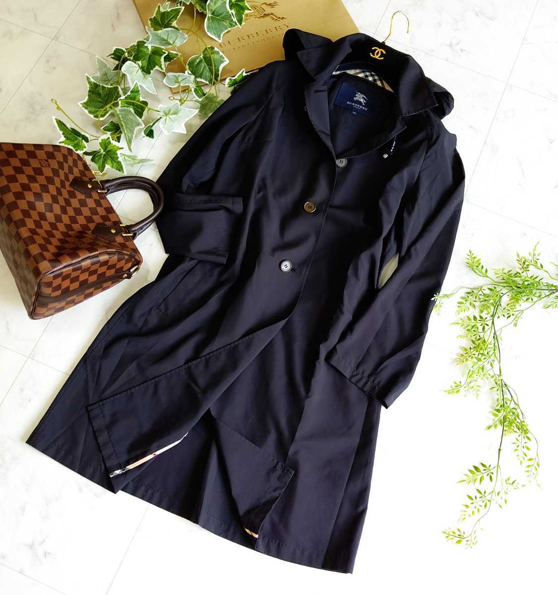 BURBERRY バーバリーロンドン レインコート コート フード付き ノバ