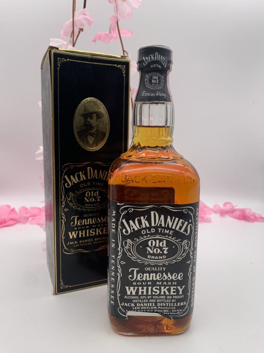 古酒　ジャックダニエル　1979 税関スタンプ　未開栓　ウイスキー No 0 未開栓 OLD DANIELS 希少 未開栓古酒JACK ジャックダニエル