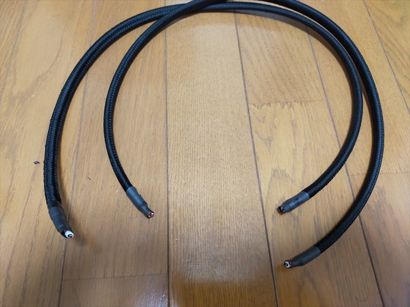 オーディオテクニカ Rexat レグザット AT-RX5500S 7N-Class D.U.C.C.+OFC ハイブリッドスピーカーケーブル 60cm 1ペア 中古品