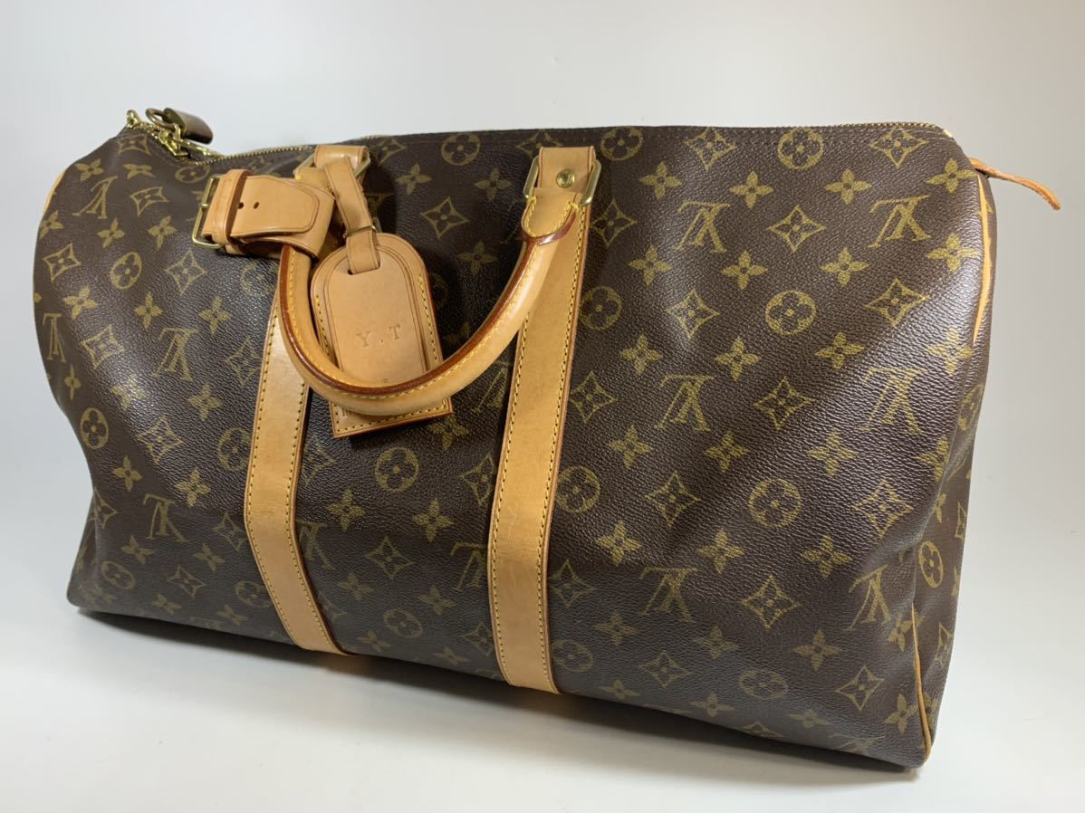 LOUIS VUITTON ルイヴィトン モノグラム ボストンバッグ キーポル45