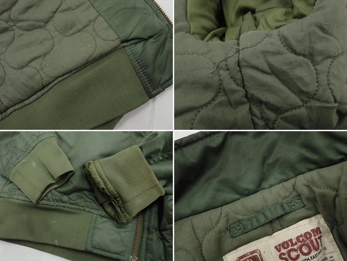 ☆VOLCOM/ボルコム SCOUT スタンドカラー ミリタリー風ジャケット 