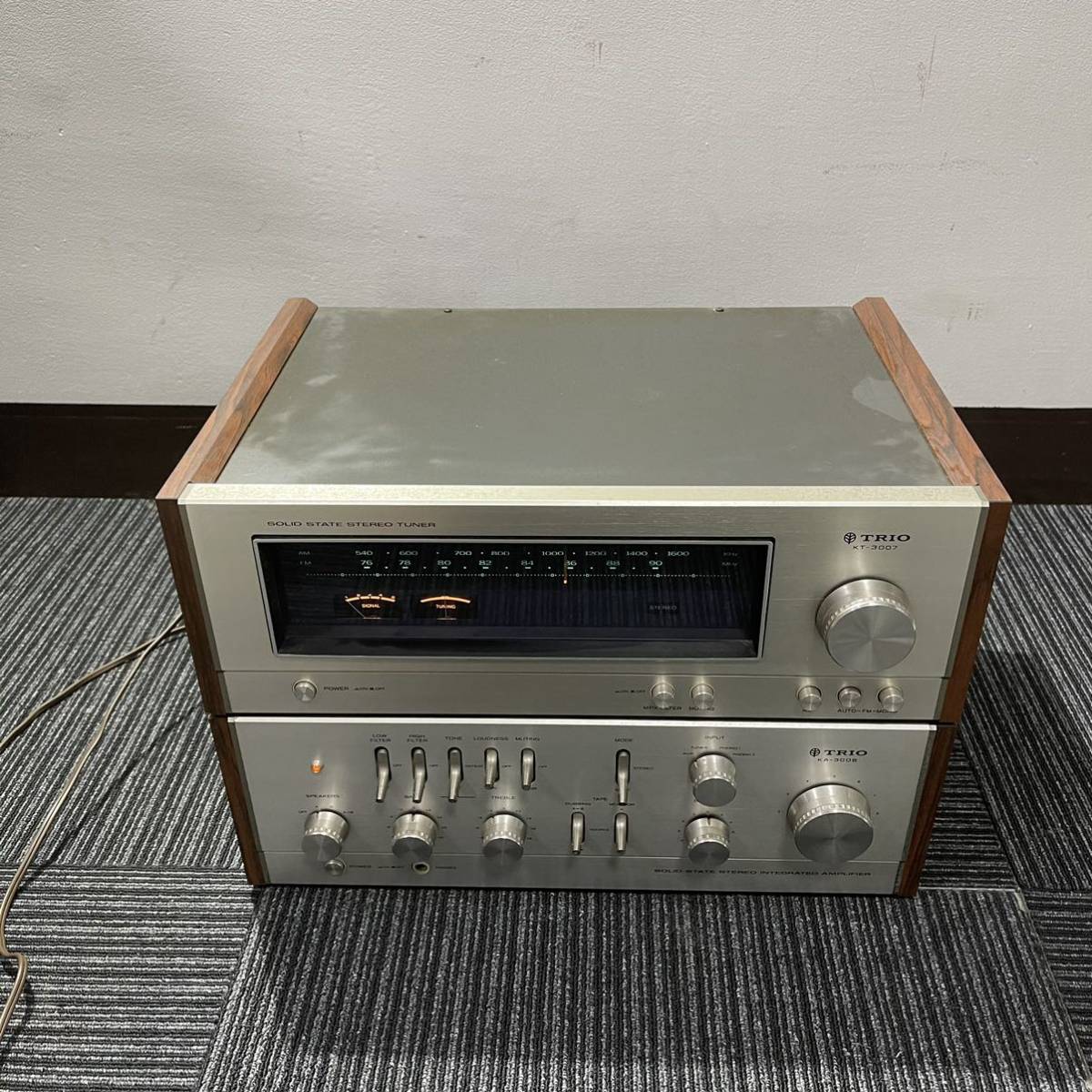 TRIO KT-3007 トリオ チューナー KA-3006 アンプ セット KA : — Stereo