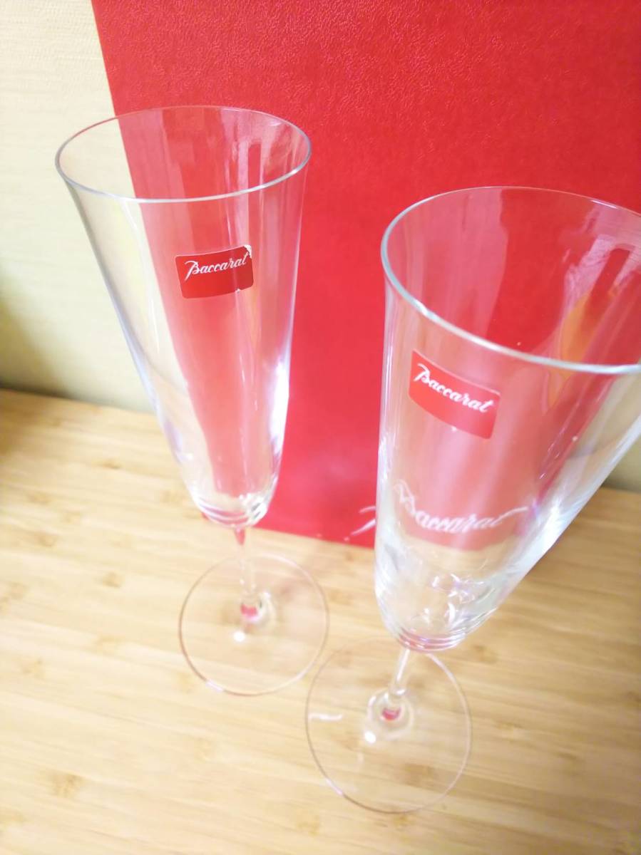 Baccarat バカラ クリスタル ペア シャンパングラス シャンパン Baccarat バカラ クリスタル ペア シャンパングラス シャンパン