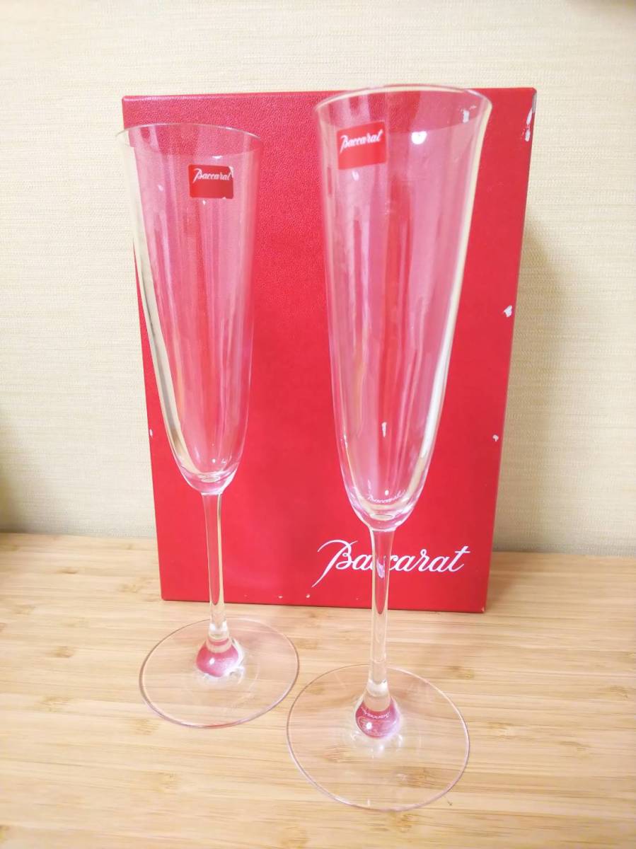 Baccarat バカラ クリスタル ペア シャンパングラス シャンパン Baccarat バカラ クリスタル ペア シャンパングラス シャンパン