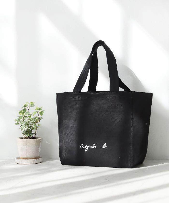 アニエス・ベー トートバック 黒 トートバッグ agnes b. b. 