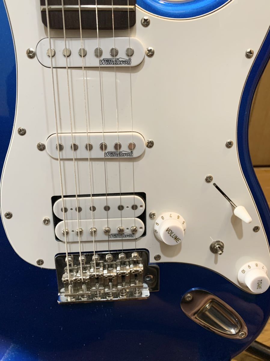 レア 青虎目 BUSKER'S BST-2Hギター ストラト レア 青虎目 BUSKER'S
