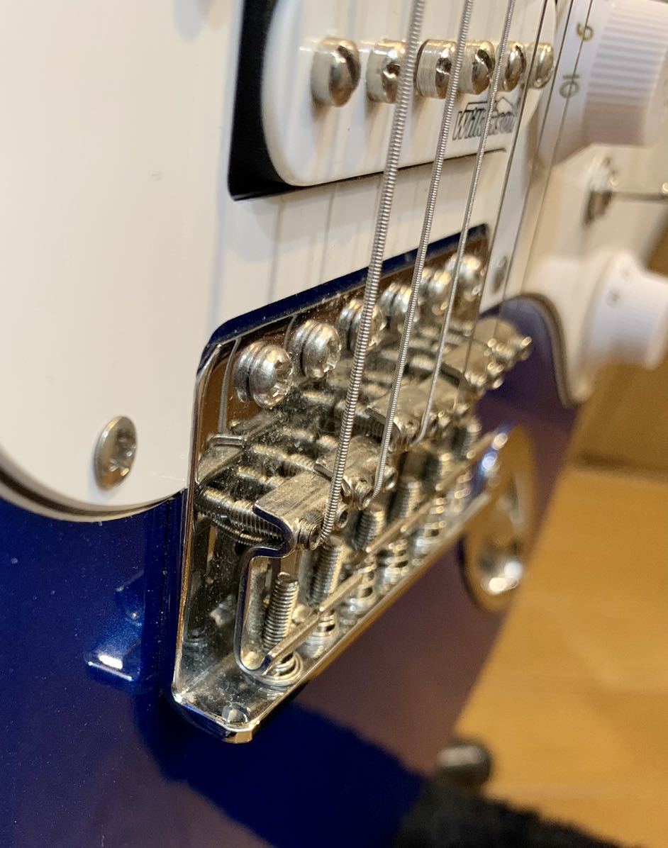 楽器・機材 レア 青虎目 BUSKER'S BST-2Hギター ストラト ジャンク扱い