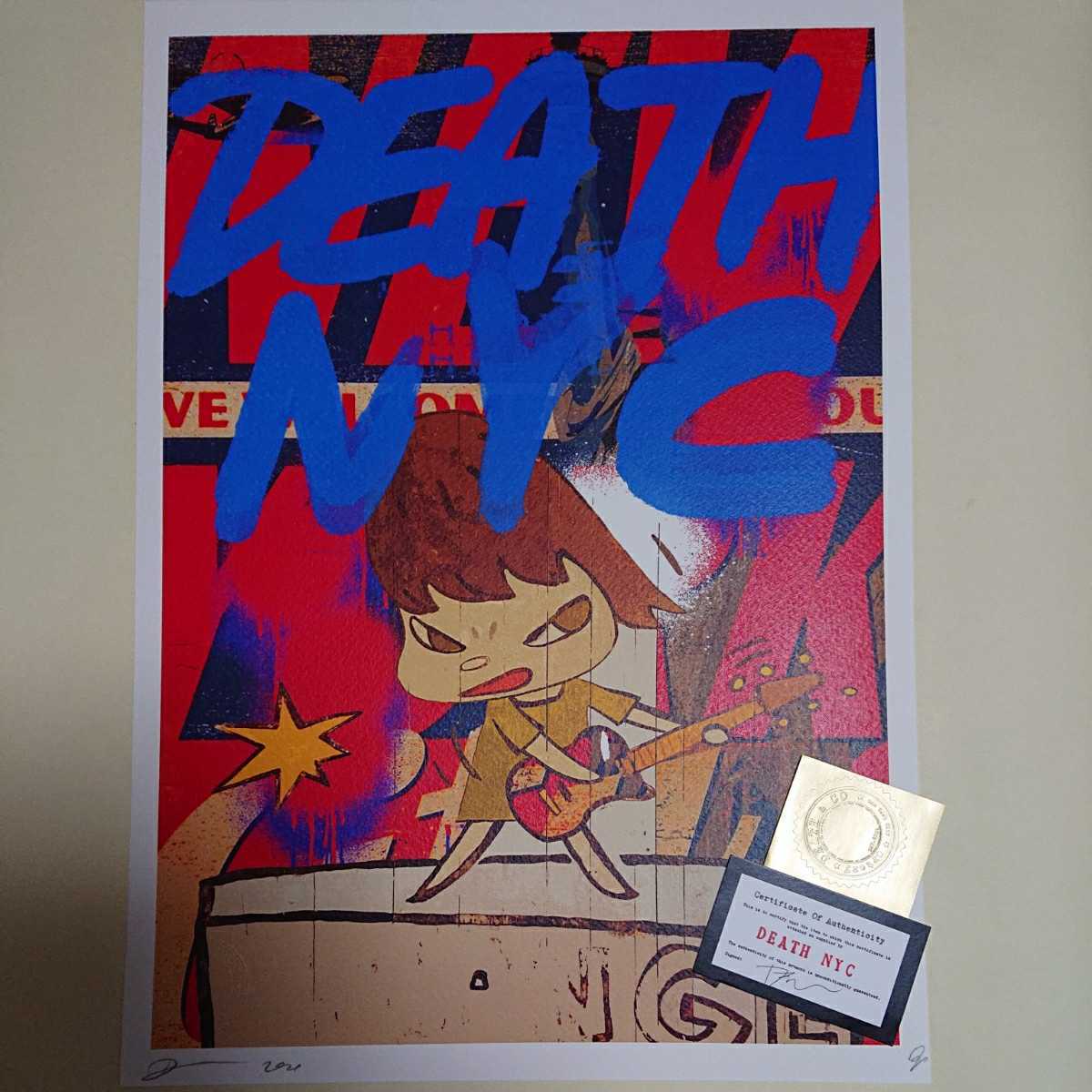 DEATH NYC 世界限定100枚 アートポスター 0 2020年 Yahoo ☆DEATH NYC☆