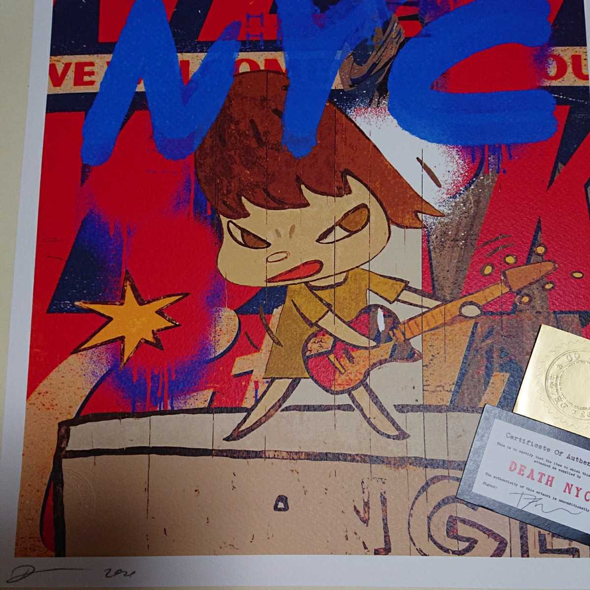 DEATH NYC 世界限定100枚 アートポスター 0 2020年 Yahoo ☆DEATH NYC☆