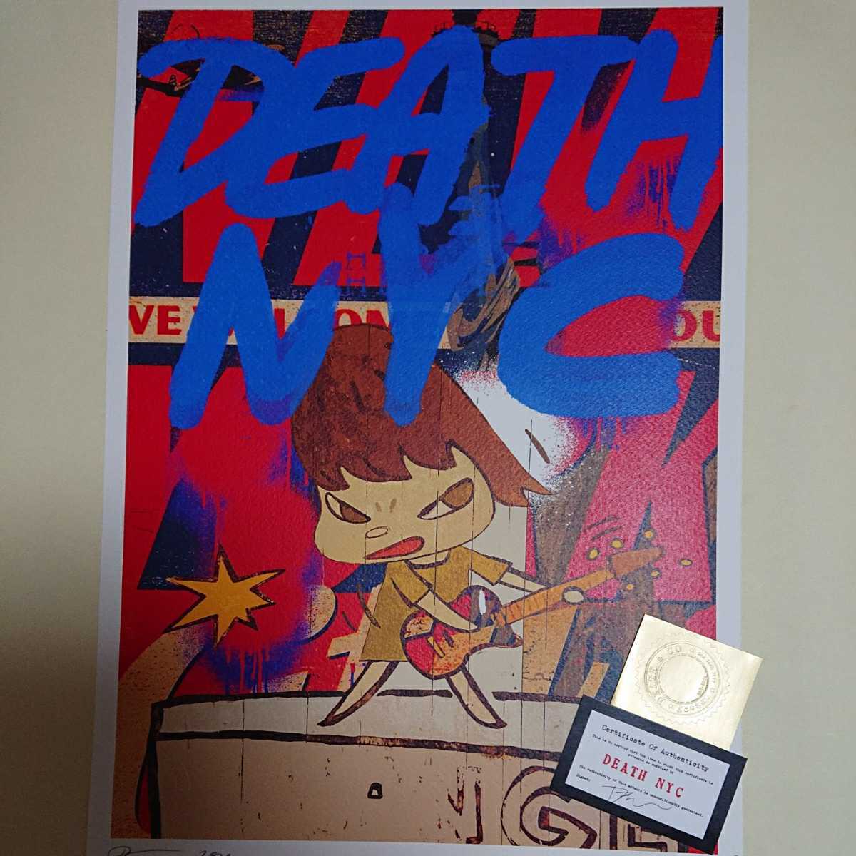 DEATH NYC 世界限定100枚 アートポスター 0 2020年 Yahoo ☆DEATH NYC☆