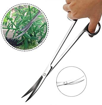 4点セット 水槽ピンセット 水草トリミング ハサミ ステンレス 水族館用 実用 便利 多機能 収納バッグと清潔布4枚付き_7