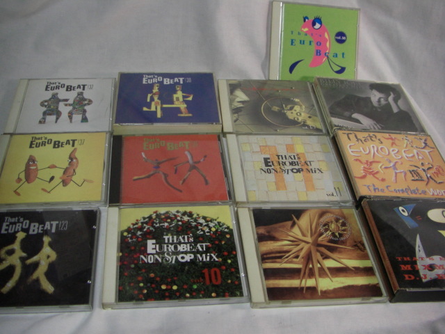 HOT，大人気 CD THAT'S EUROBEATなど13枚 現状