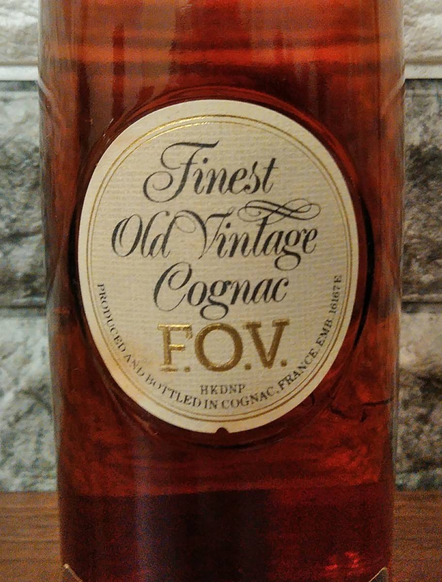 Finest Old Vintage Cognac 未開封　古酒 3094】古酒 未開栓 F.O.V Finest Old Vintage ファイネスト オールド