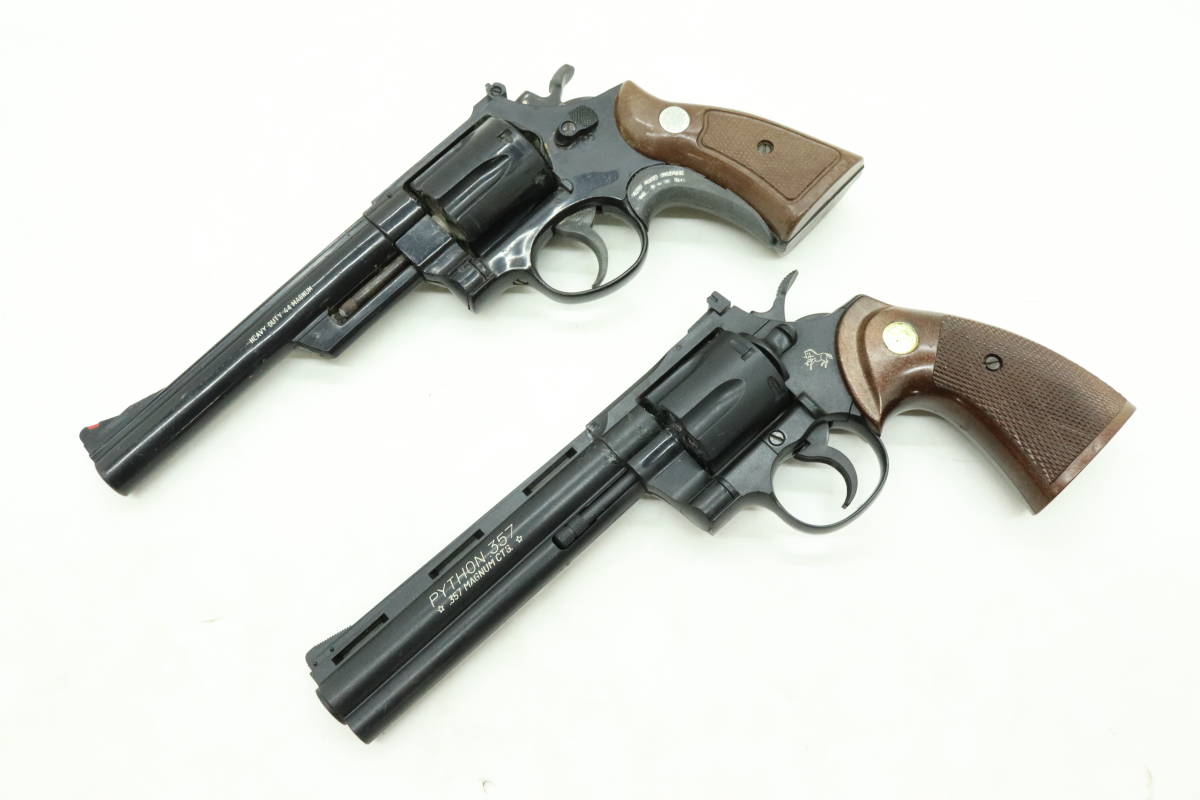 36DT★ジャンク モデルガン セット S&W HEAVY DUTY 44 MAGNUM コルト パイソン 357 現状品