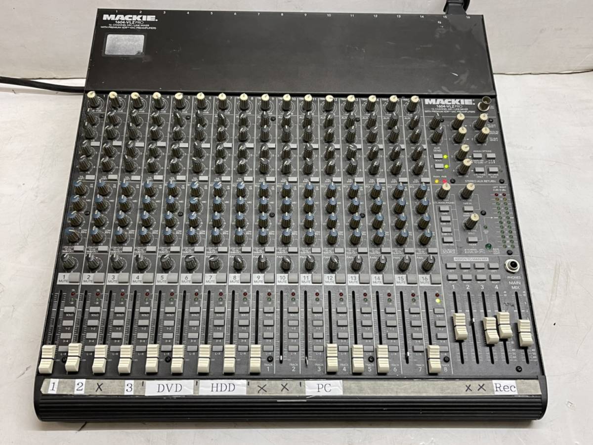 MACKIE マッキー アナログミキサー 1604-VLZ PRO 16CH MIC/ Line Mixer