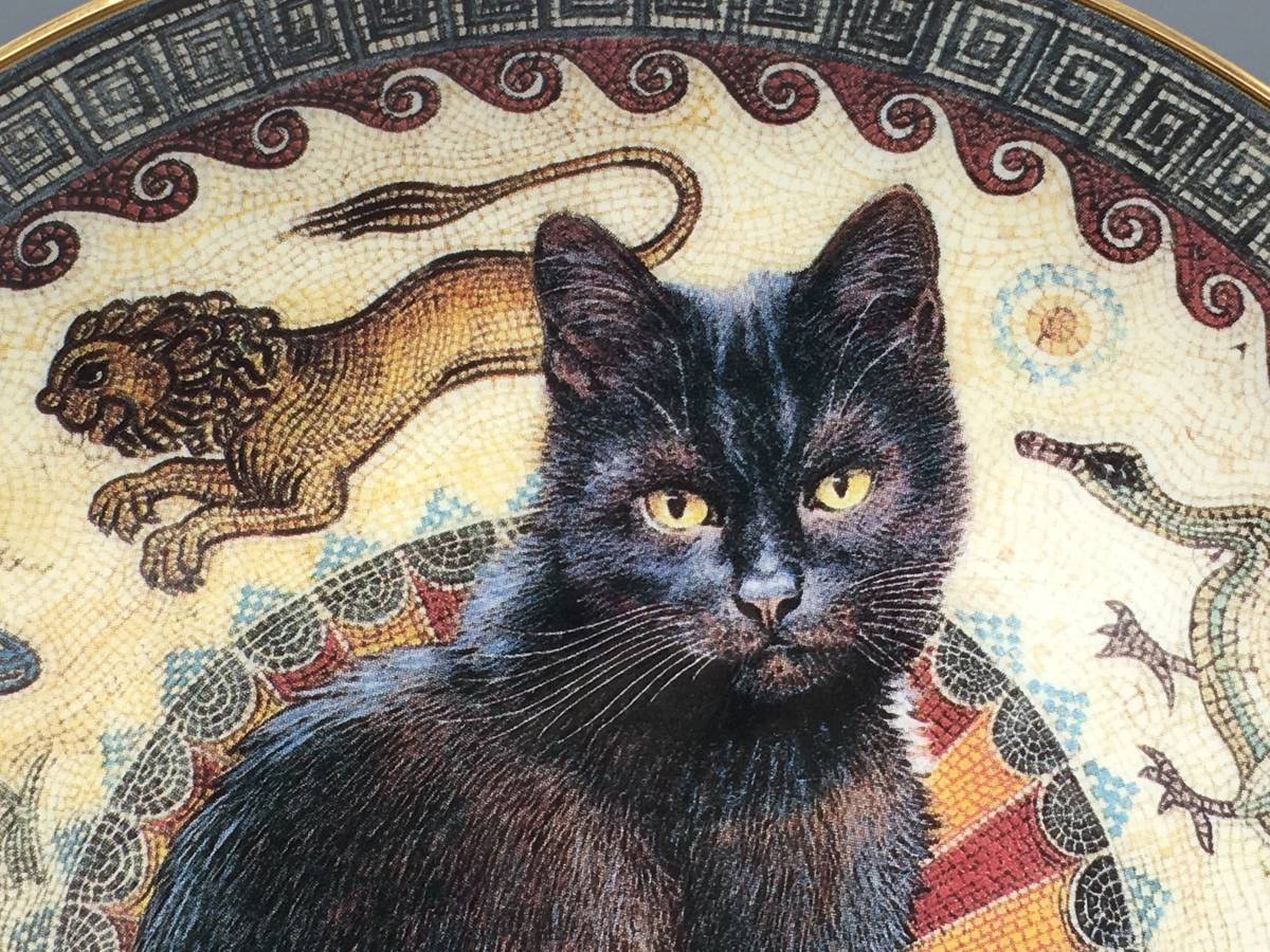 ダンブリーミント レズリー レスリー アン アイボリー ギリシャ ネコ 絵皿 世界中 猫 飾り皿 洋風 売買されたオークション情報 Yahooの商品情報をアーカイブ公開 オークファン Aucfan Com