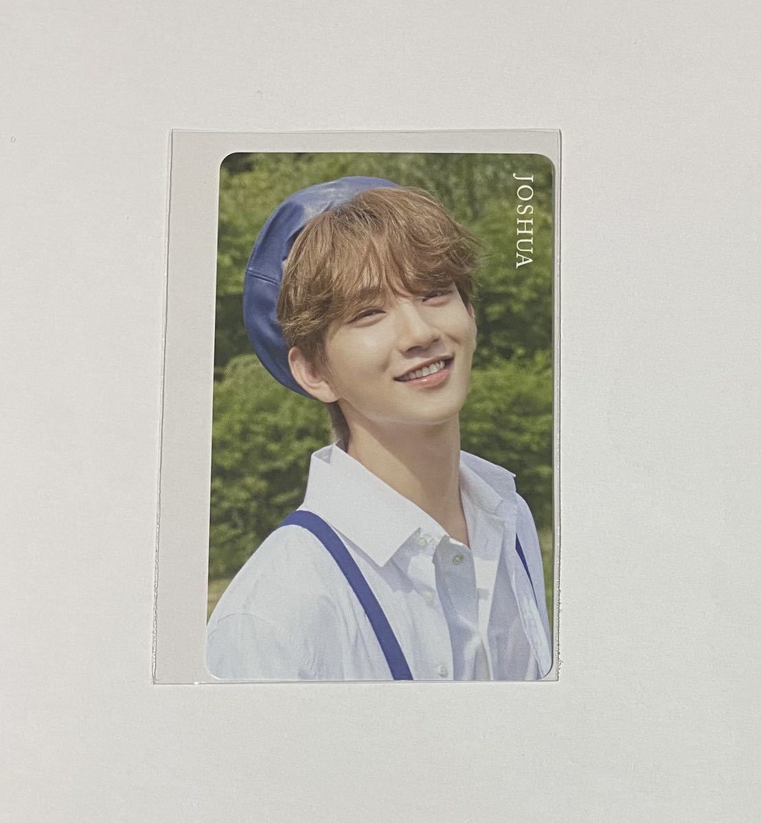 SEVENTEEN ジョシュア トレカ HMV An Ode SEVENTEEN ジョシュア CD An Ode HMV 特典 トレカ JOSHUA ベレー帽