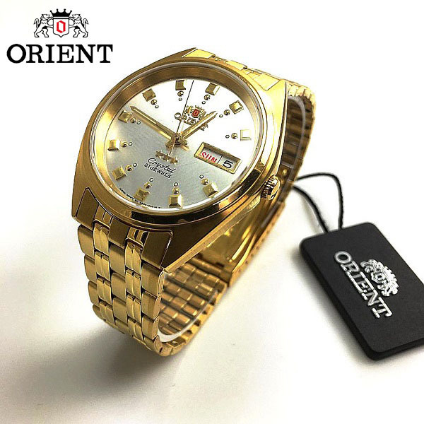 希少動作品】オリエント ORIENT スリースター 自動巻き 機械式 腕時計