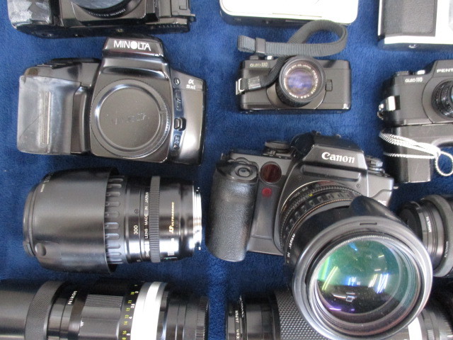 レンズ カメラ ジャンク ジャンクカメラ Canon おまとめ カメラ、光学