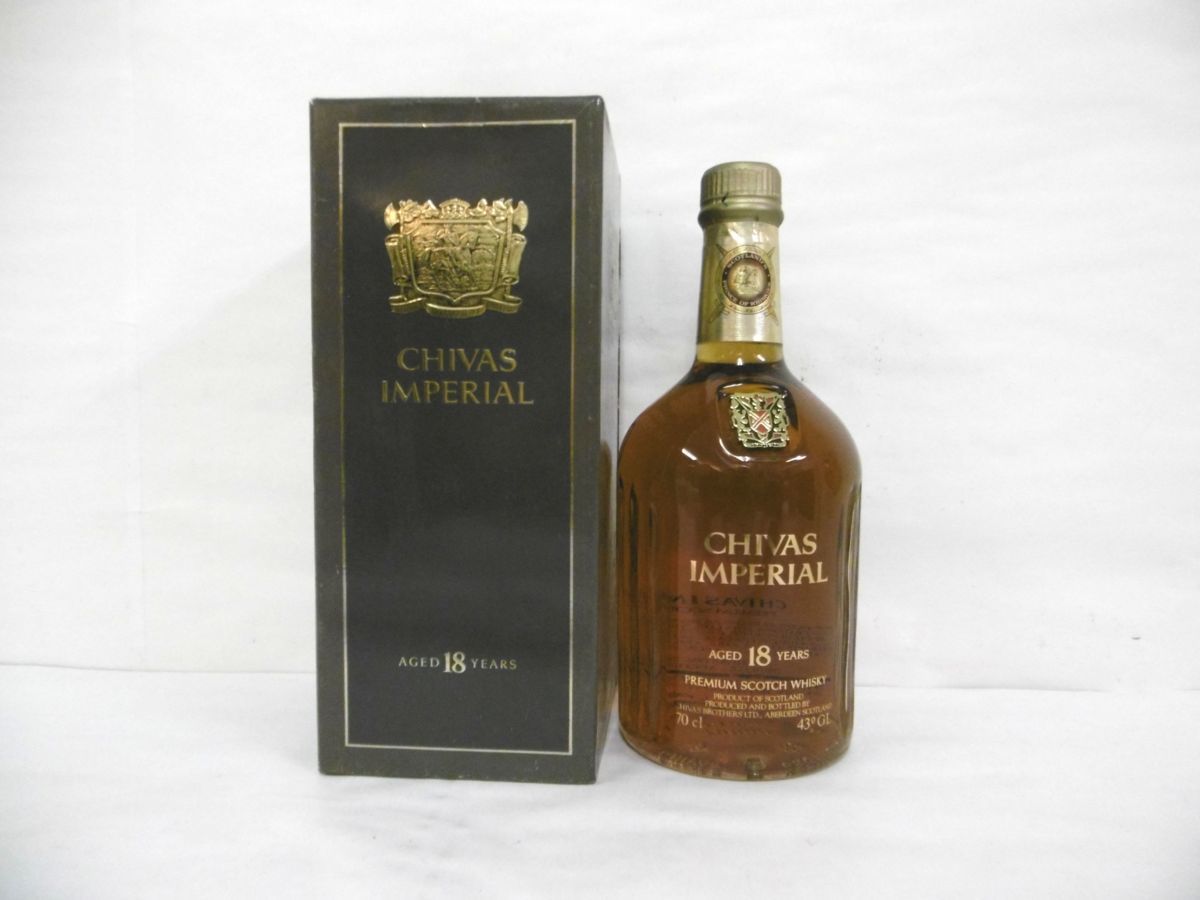 最安値，豊富な 古酒 未開栓 CHIVAS IMPERIAL 18年 シーバス