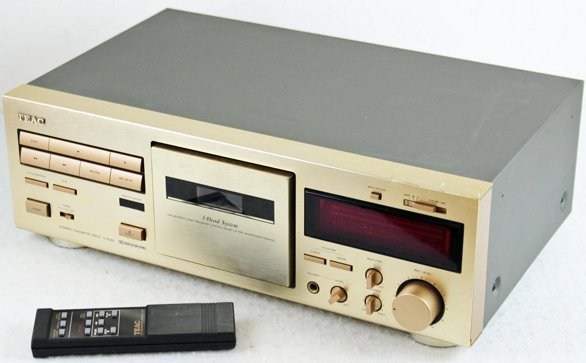 オーディオ機器 TEAC カセットデッキ V-1030