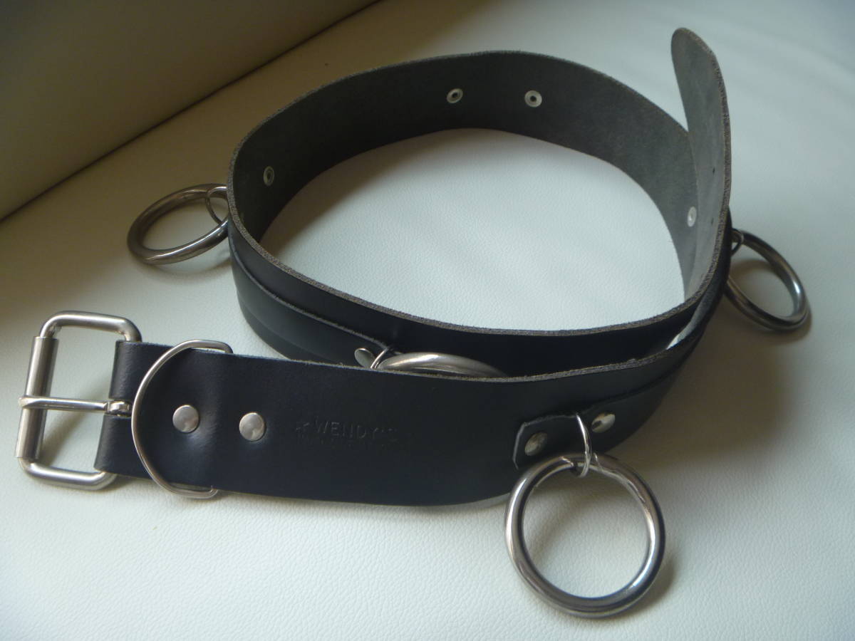 WENDY'S ウェンディーズ SID Ring Belt シドリングベルト ブラック