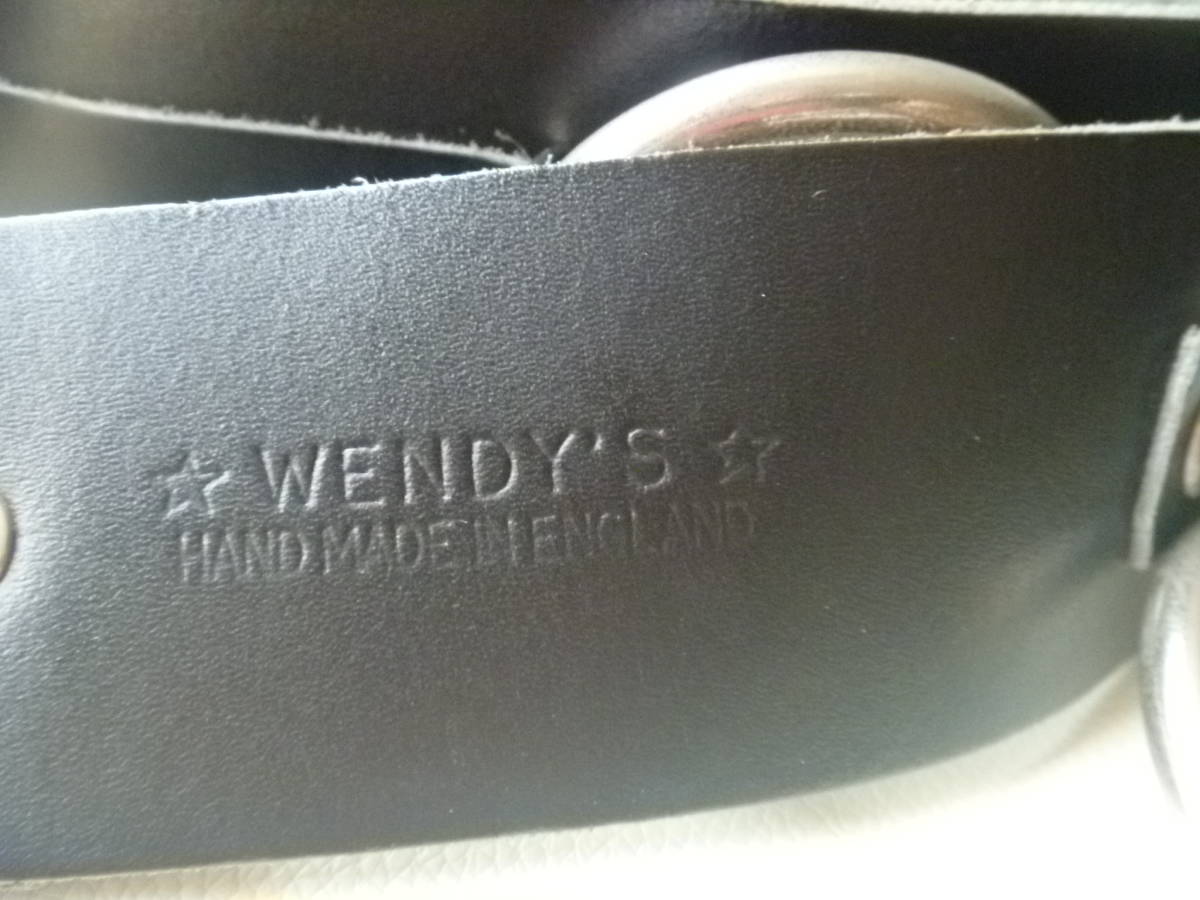 WENDY'S ウェンディーズ SID Ring Belt シドリングベルト ブラック