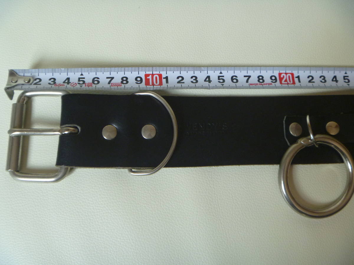 WENDY'S ウェンディーズ SID Ring Belt シドリングベルト ブラック