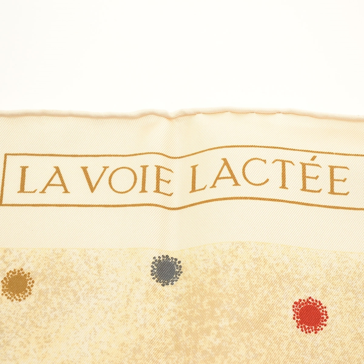 □396516 未使用品 HERMES エルメス スカーフ カレ90 LAVOIE LACTEE