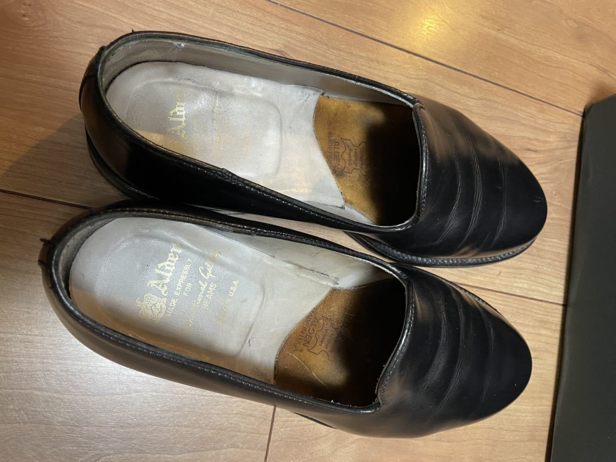ALDEN BEAMS スリッポン オールデン 88173 ローファー ブラック 7h 7.5