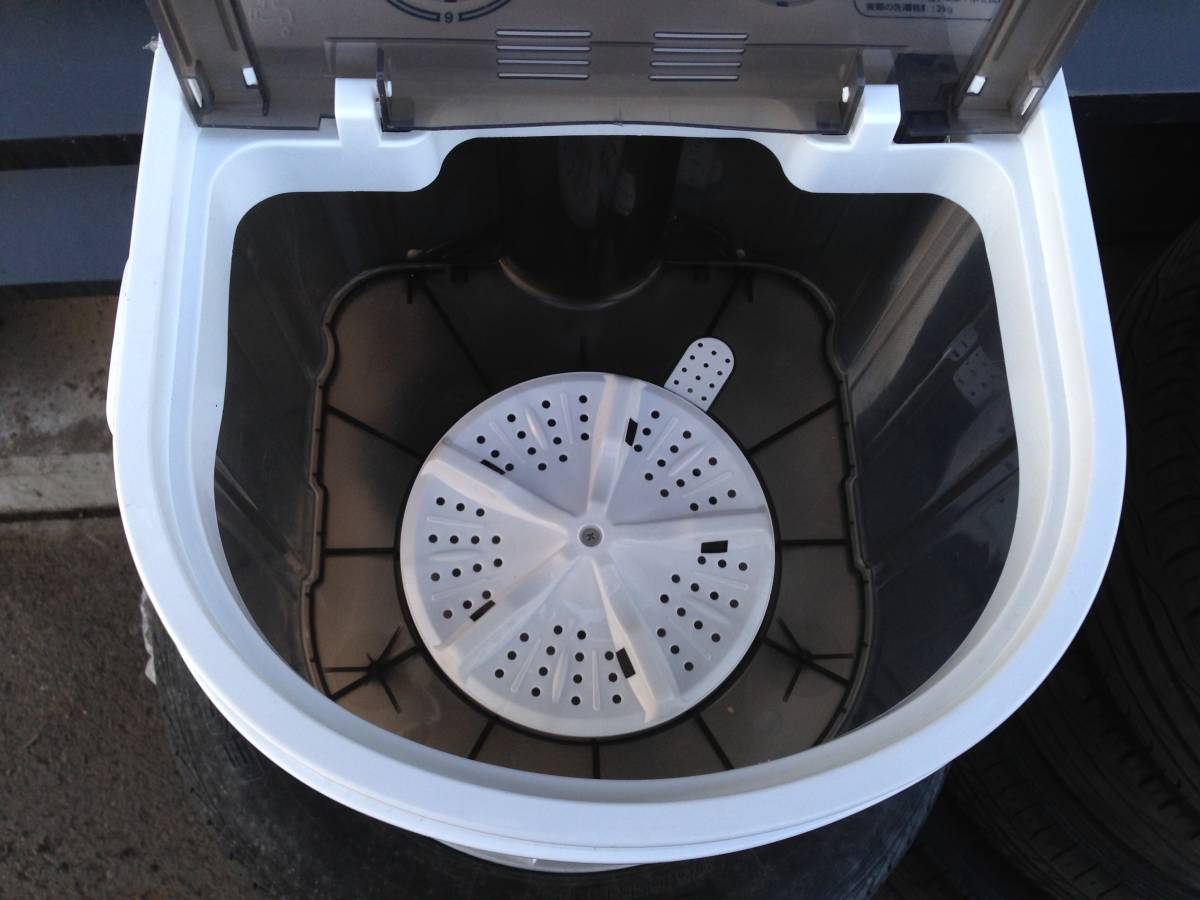52○小型洗濯機○2kg○洗い・すすぎ・簡易脱水○ほぼ未使用○即決 