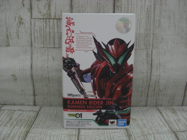 Hy1937-098♪【60】 S.H.フィギュアーツ 仮面ライダー迅 バーニングファルコン