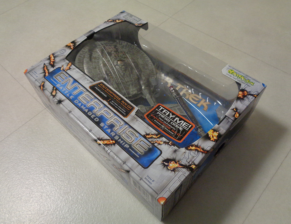 【セール，限定SALE】 スタートレック エンタープライズ NX-01 バトル・ダメージ版 エレクトロニックスターシップ アートアサイラム 新品 未開封