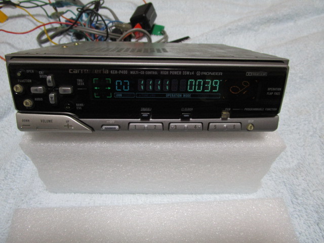 当時物 パイオニア KEH-P400 カセットデッキ 1DIN 動作確認済み