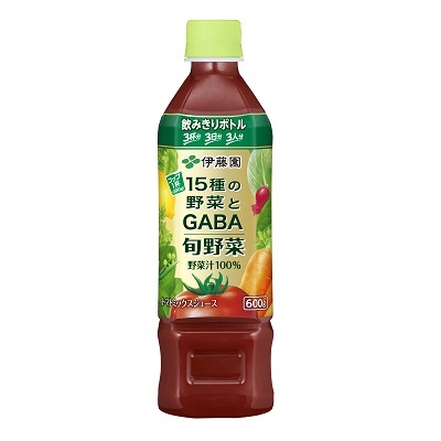 伊藤園 15種の野菜とGABA 旬野菜 600g ×24本