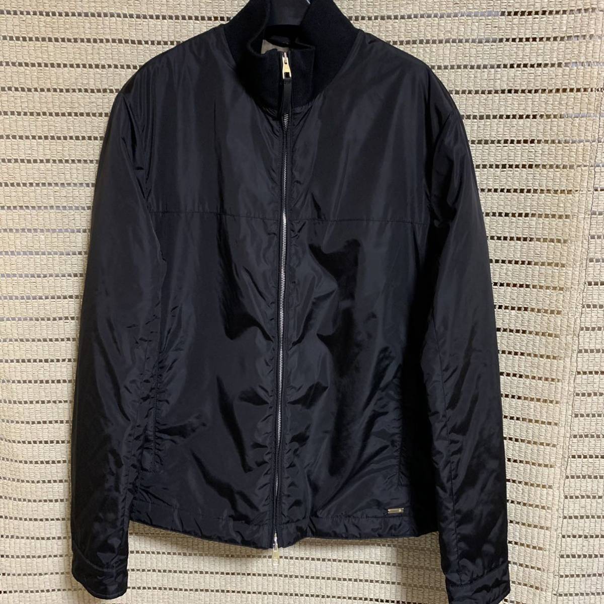 新品 ダンヒル dunhill ナイロン ブルゾン ブラック ナイロン dunhill