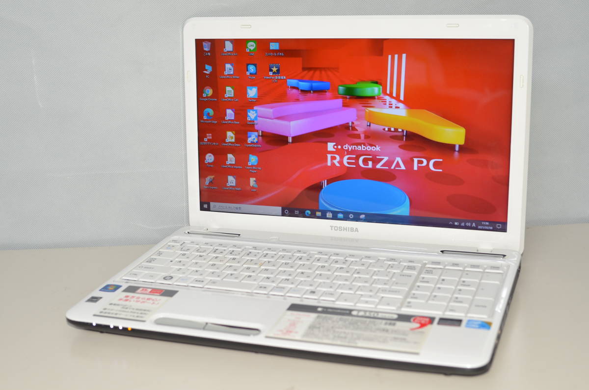 最新Windows10+office 大容量HDD1TB 富士通 AH54/D 高性能 第二世代i3/