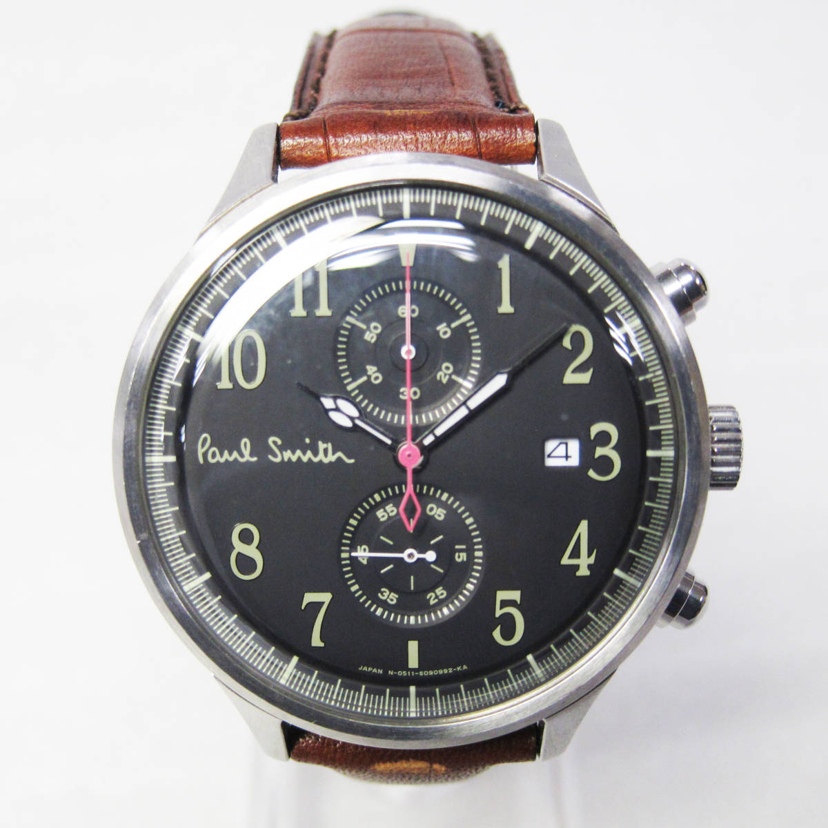 M5506○Paul Smith ポールスミス 0511-S060575 クロノグラフ CITIZEN 