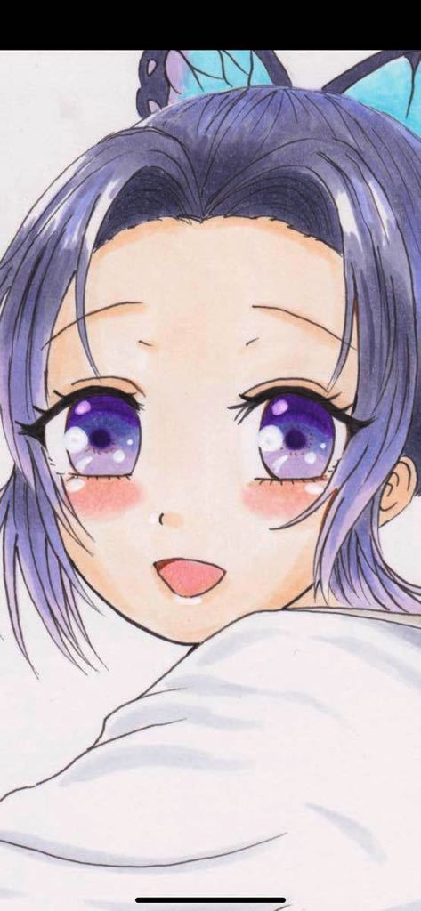 手描きイラスト 同人 胡蝶しのぶ 鬼滅の刃 何でも揃う 鬼滅の刃