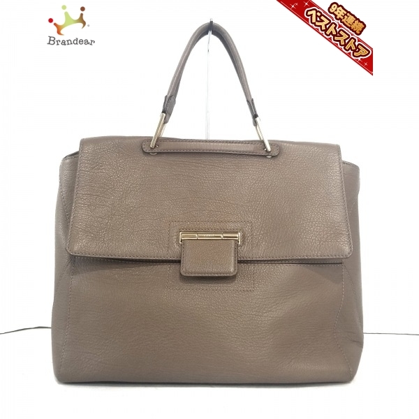 フルラ FURLA ハンドバッグ - レザー グレーベージュ バッグ FURLA 
