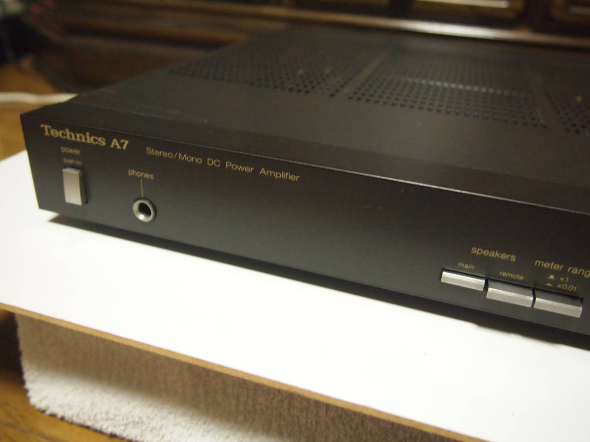 Technics/テクニクス SE-A7 パワーアンプ ♪メンテ済・NEWコンデンサ