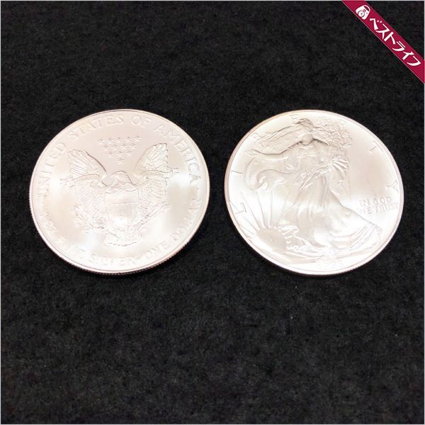 リバティ コイン アメリカ 1995年 1ドル銀貨 1オンス 2枚 総重量約63.2